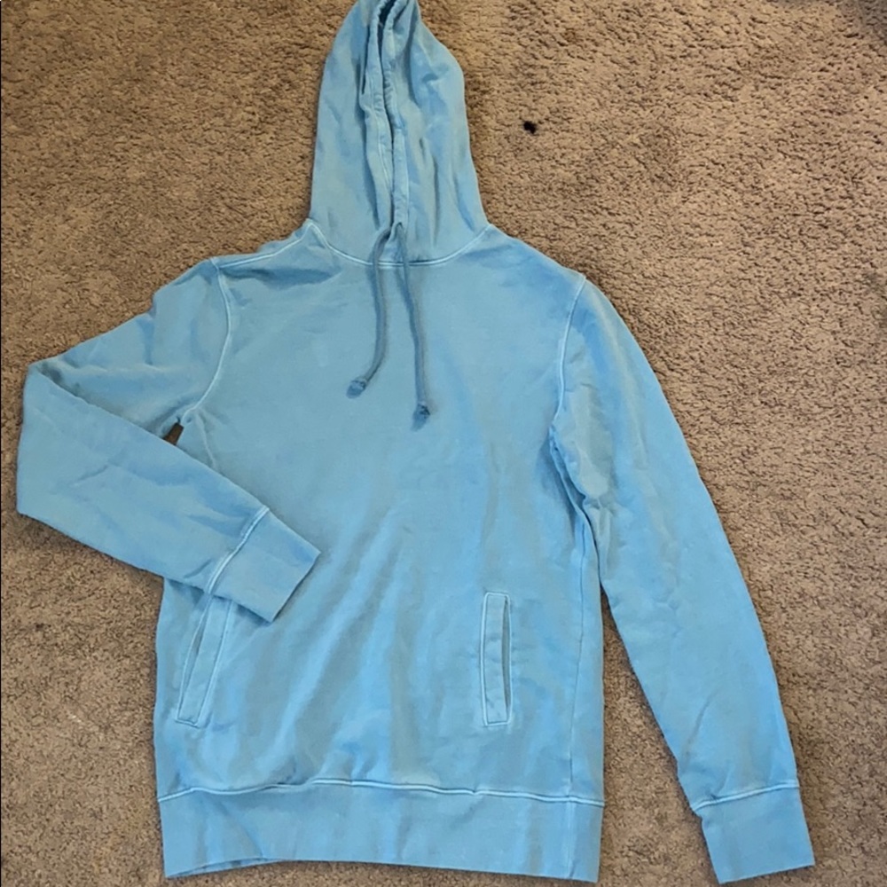Blue hoodie